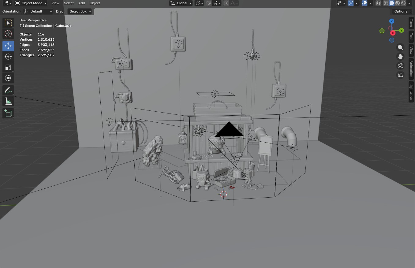 Blender model screenshot