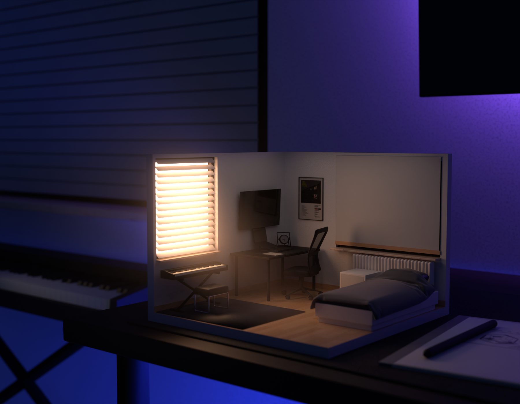 miniature composition