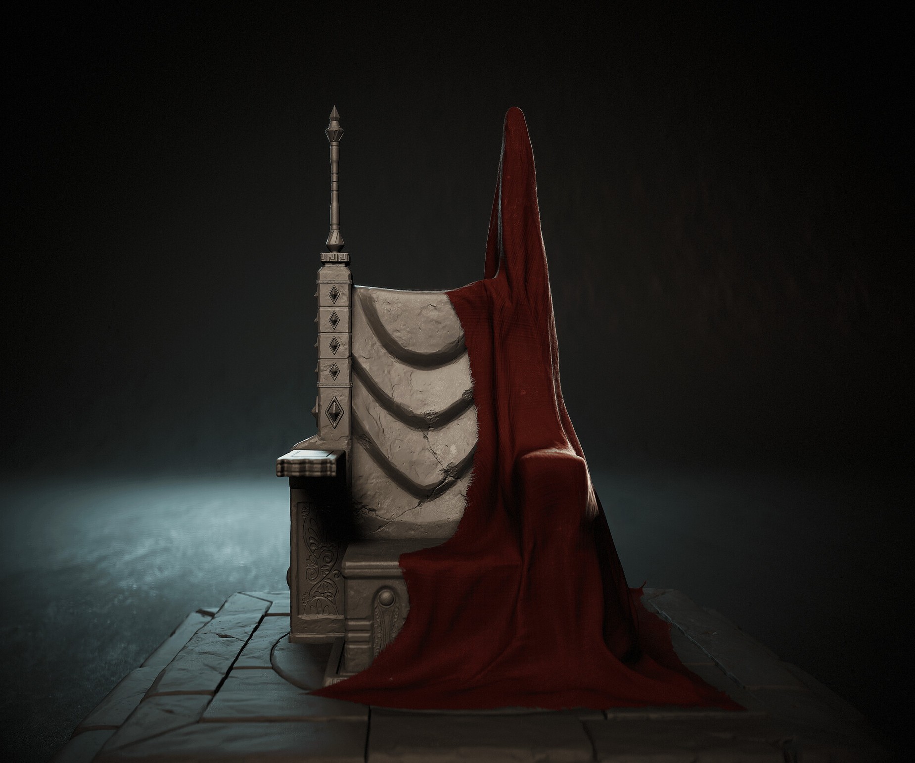 God of War Valhalla throne reference