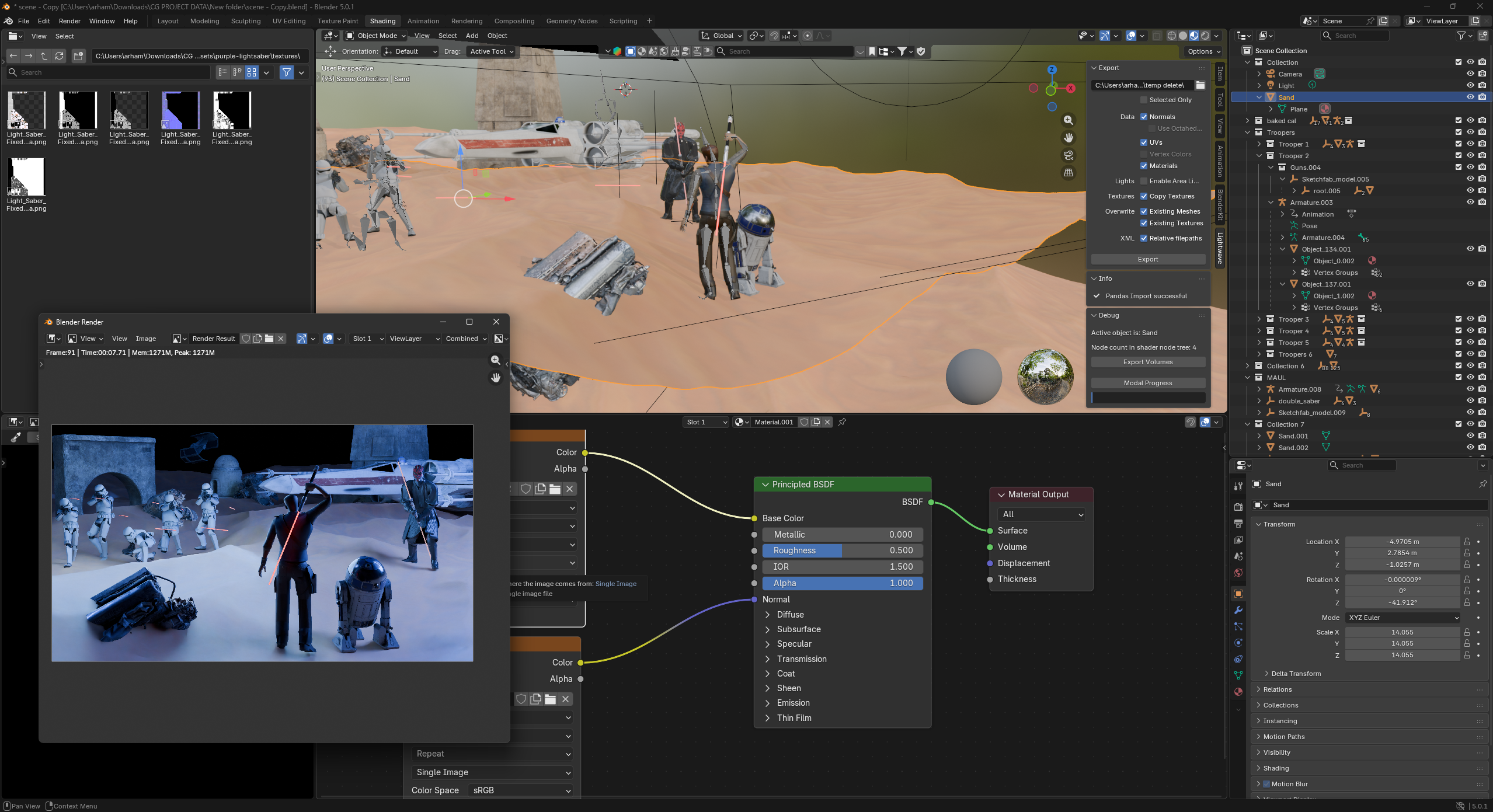 Final Blender Setup