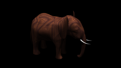 Wooden Elephant