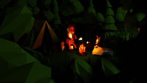 Camping with a Friend