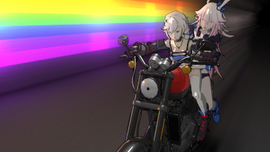 Speeding trough the Rainbow-Tunnel