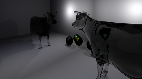 The cow was lonely