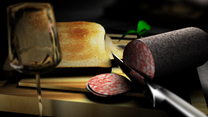 Cutting Salami