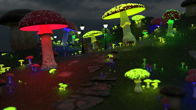 Journey Through The Mushroom Garden