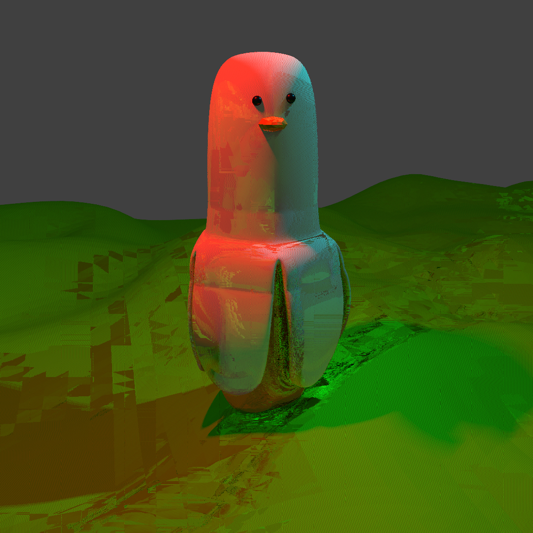 Example scene for the Thinlens camera