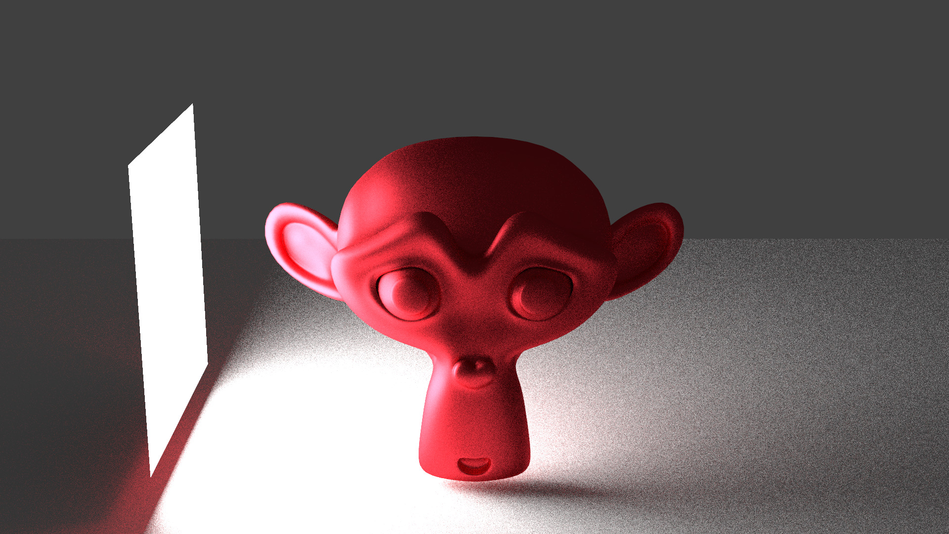 Scene without area light