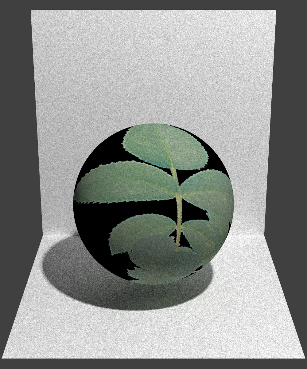 Image without alpha masking