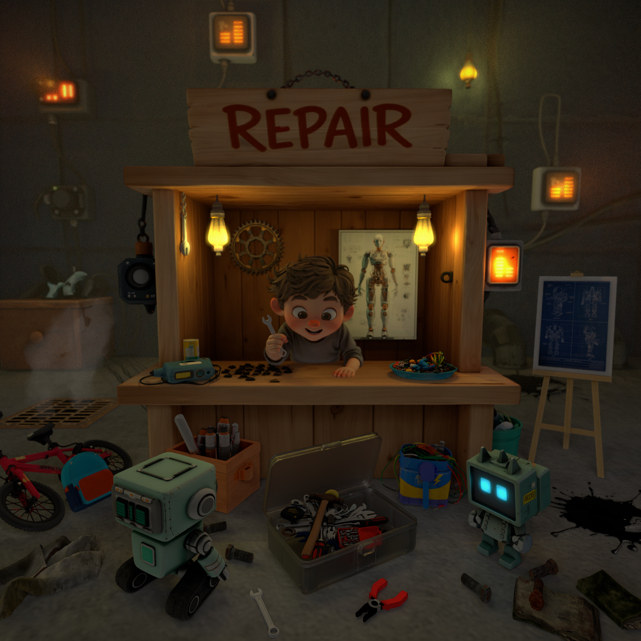 The Secret Repair Booth