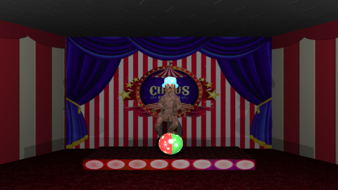 Bear performing in a Circus