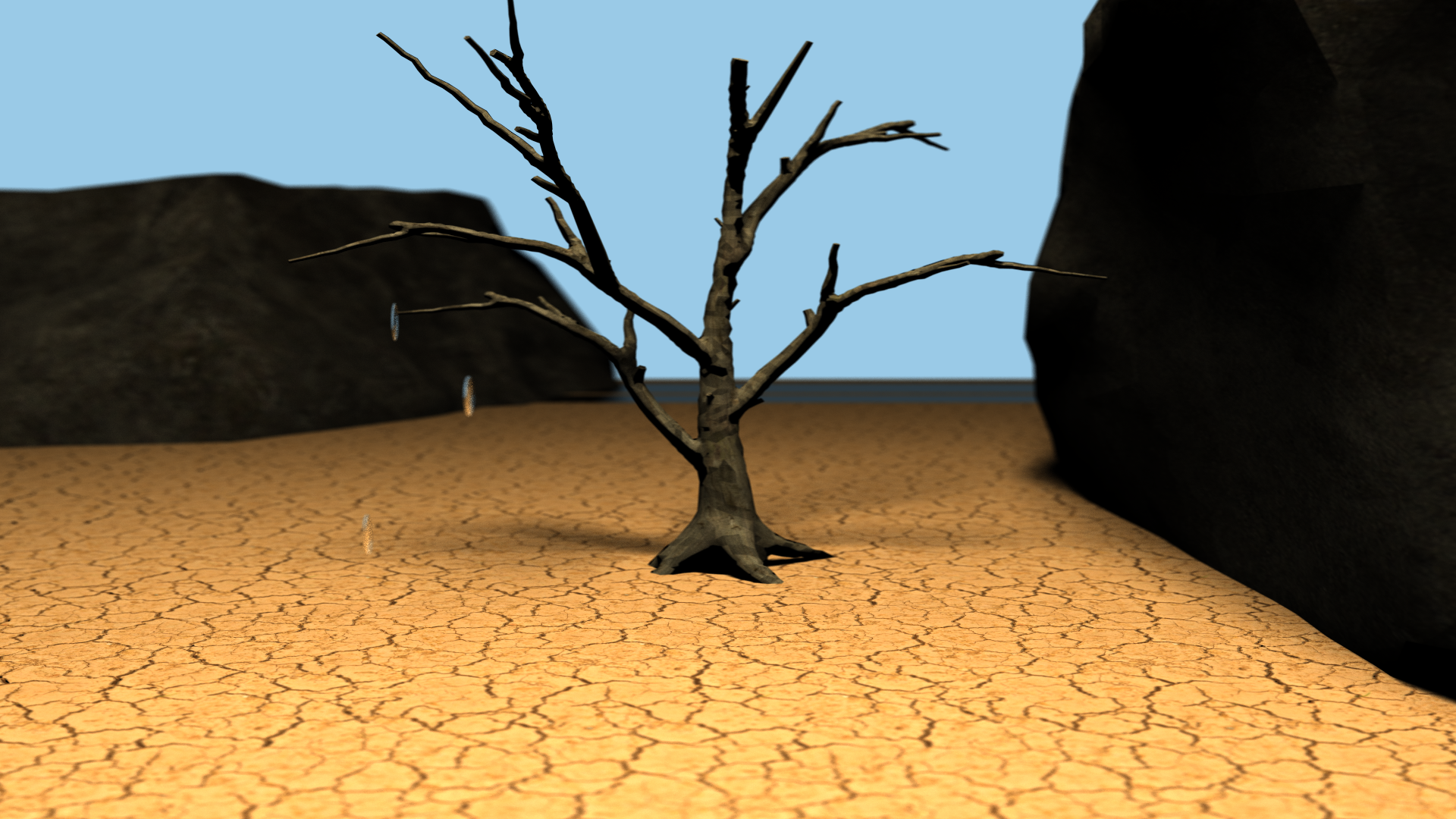 The final render of my scene